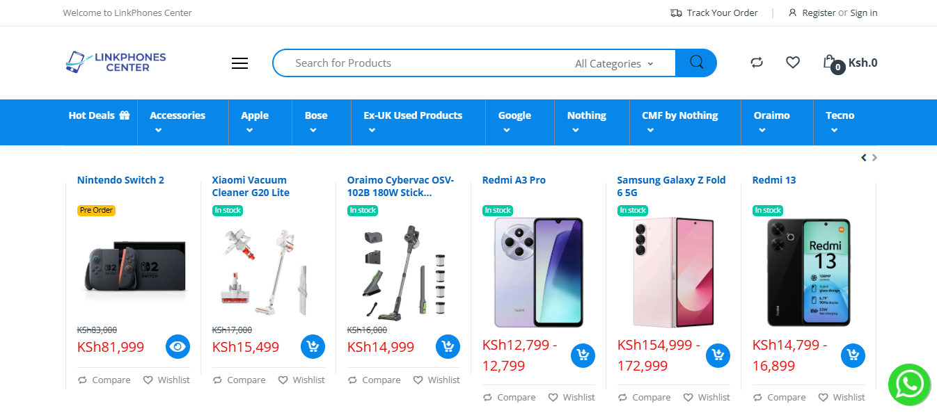 Linkphones Center - SaaS Development Project
